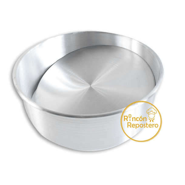 Molde Aluminio Redondo Desmontable 18[cm]