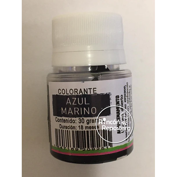 Colorante Gel 30[gr] color Azul Marino Kreatortas  
