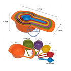 Set Cucharas Medidoras para Repostería 6[un] 2