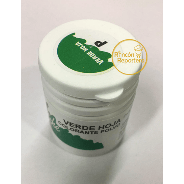  Colorante Polvo 15[gr] color Verde Hoja Guttche 