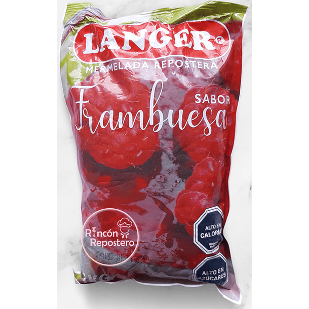 Mermelada para repostería Frambuesa 1[Kg] Langer 