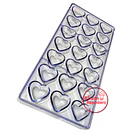 Molde Acrílico / Policarbonato Corazones 1
