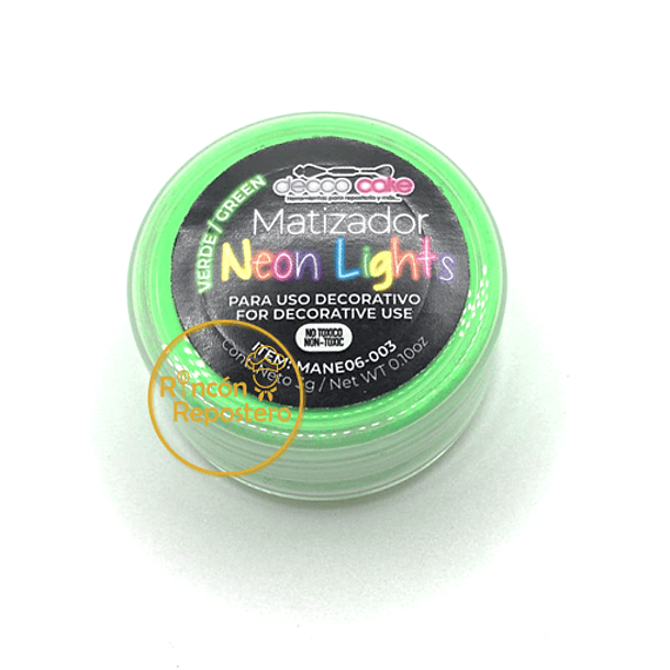 Colorante polvo Verde Neón Lights 