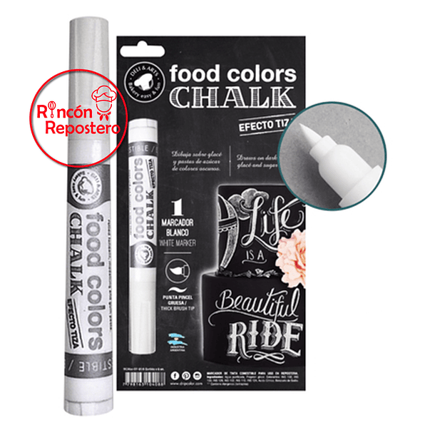 Marcador efecto Tiza Food Colors Chalk 
