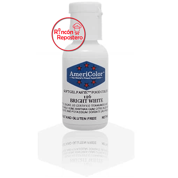 Colorante Gel 21[gr] Bright White Americolor 