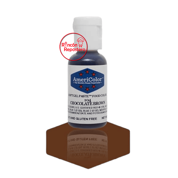 Colorante Gel 21[gr] Chocolate Brown Americolor 