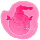 Molde de silicona Muñeco de Nieve Navidad fondant 1