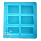 Molde silicona Rectangular 6 cavidades 2