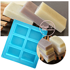 Molde silicona Rectangular 6 cavidades 3