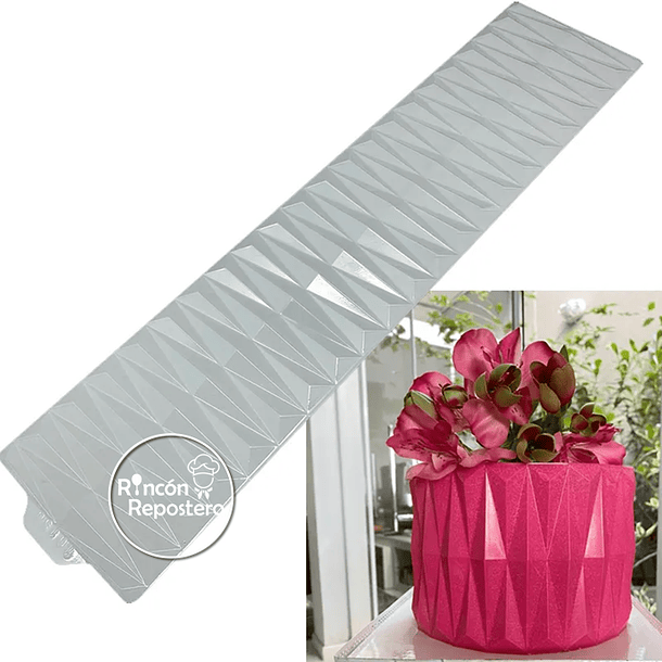 Molde placa Origami balón para torta BWB 