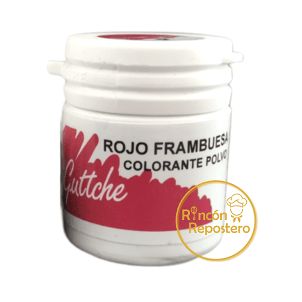 Colorante Polvo 15[gr] color Rojo Frambuesa Guttche 