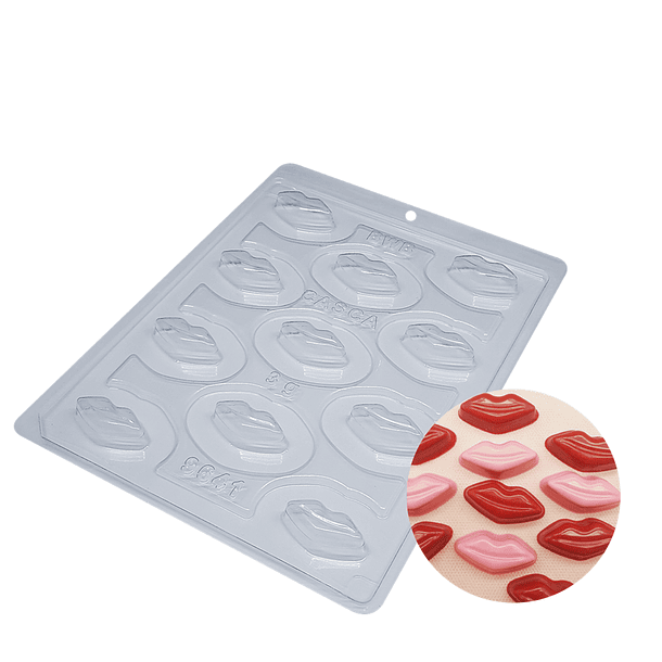 Molde Boca de Chocolate (3 partes) 