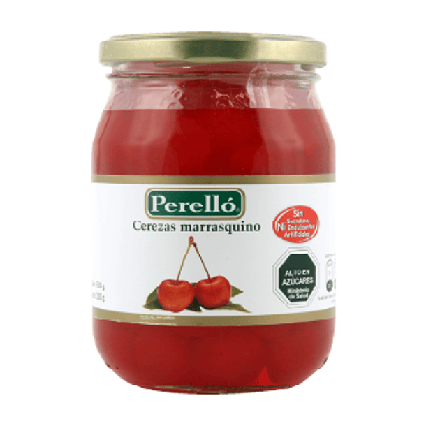 Cerezas Marrasquino Rojo 500[g] Perelló 