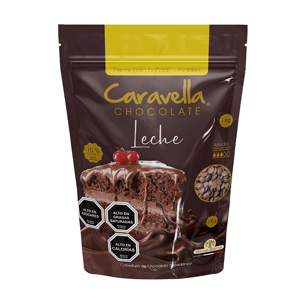 Chocolate Caravella Discos Leche 