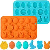 Molde silicona Huevos y Conejos