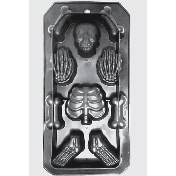 Molde Esqueleto Humano halloween silicona 