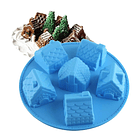 Molde casas Navidad  1