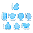 Set cortadores stamp figuras Pascua 3