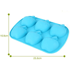 Molde silicona Manzanas 3