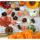 Molde silicona Halloween 18 figuras 2