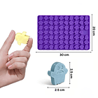 Molde silicona Halloween fantasmitas 70 3