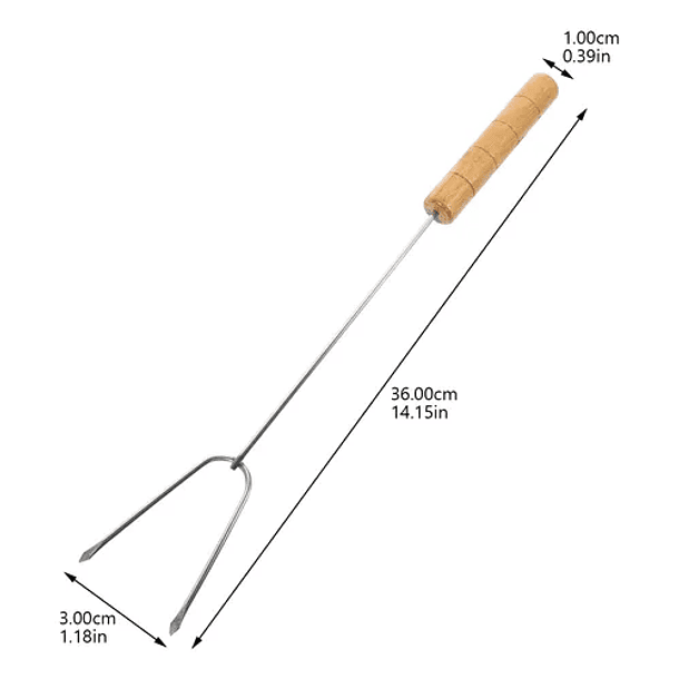 Tenedor para baño chocolate cuchuflí y alfajores 3