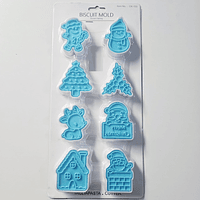 Set cortadores stamp figuras Navidad