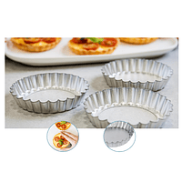 Set moldes mini tartaletas 10[cm]