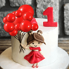 Set esferas para decoración rojas 3