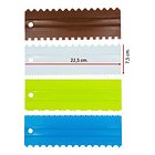 Set 4 espátulas texturizadoras / scraper  3