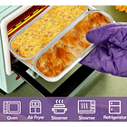 Set moldes aluminio con tapa mini pastel dorado 3