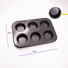 Molde cupcakes antiadherente microperforado 4