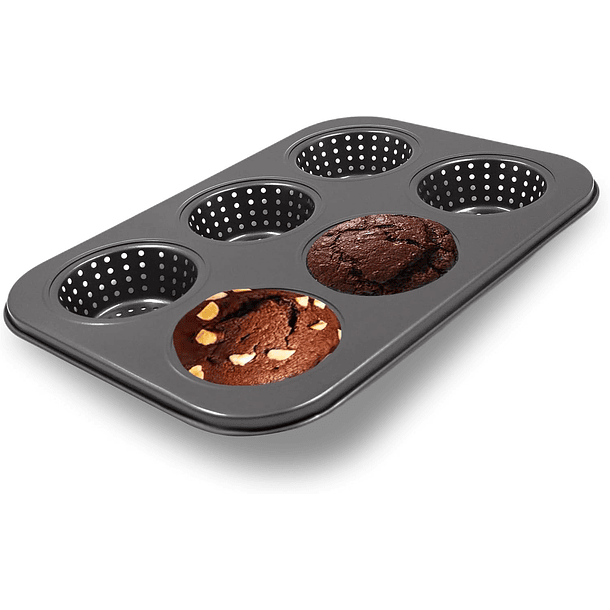 Molde cupcakes antiadherente microperforado 1