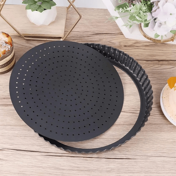 Molde desmontable antiadherente microperforado 24[cm] kuchen / tartaleta 2