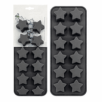 Molde silicona hielo Estrellas