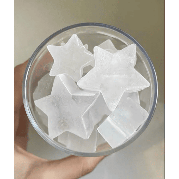 Molde silicona hielo Estrellas 2