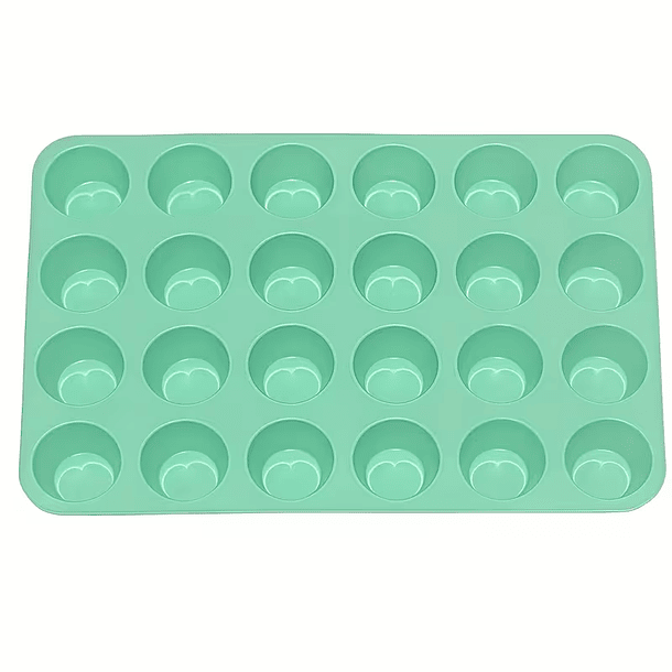 Molde silicona mini Cupcakes 24 cavidades 1