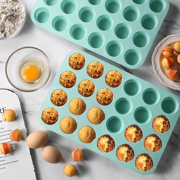 Molde silicona mini Cupcakes 24 cavidades 2