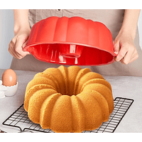 Molde silicona para Queque Redondo 22[cm]