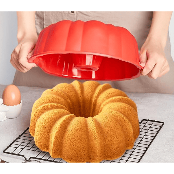 Molde silicona para Queque Redondo 22[cm] 2