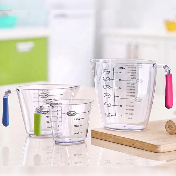 Set 3 jarras Medidoras para Repostería 2