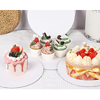 Pack Bases circulares MDF Blanco 6 unidades 2