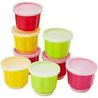 Set Moldes Postres Individuales con tapa 8 unidades 2