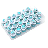 Cortadores letras Abecedario Mayúsculas con Expulsor 26 piezas