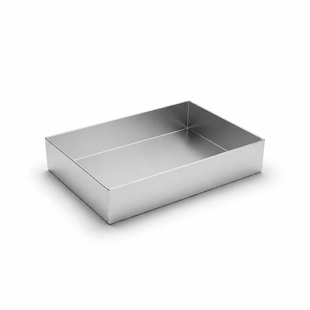 Molde Aluminio 20[cm] x 30[cm] Brownie Desmontable 