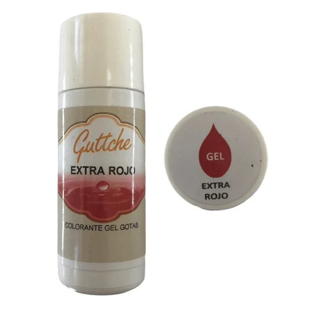 Colorante Gel 20[gr] Extra Rojo Guttche 