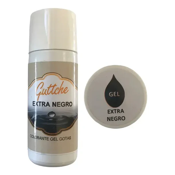 Colorante Gel 20[gr] Extra Negro Guttche 1
