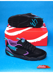 Zapatillas Quattro Plus Black&Teal