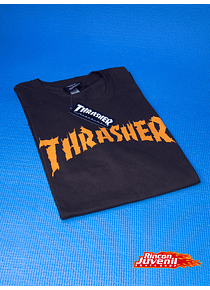 Polera Thrasher Bum Dark Chocolate 