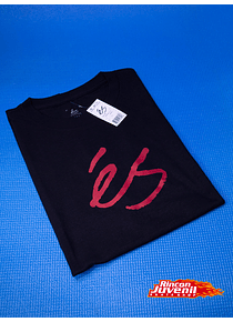 Polera Es Script Mid Black